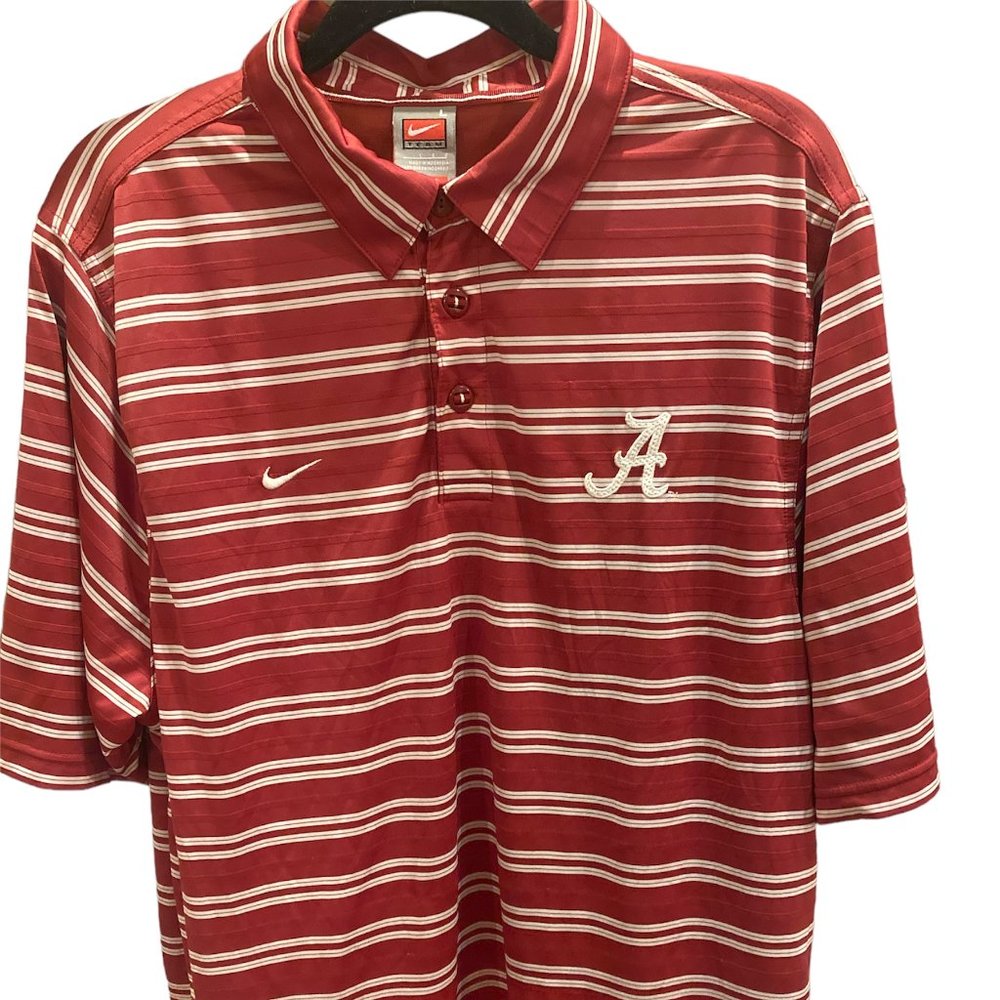 Nike Fit Dri Authentic Team University of Alabama Polo Size Large
